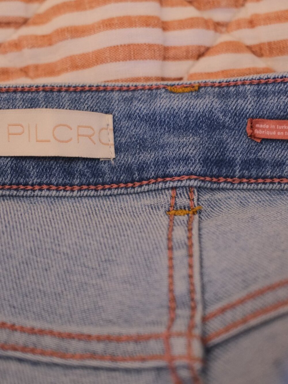 Anthropologie Pilcro Button Fly Bootcut Jeans Light Wash Size 27 - Picture 2 of 7